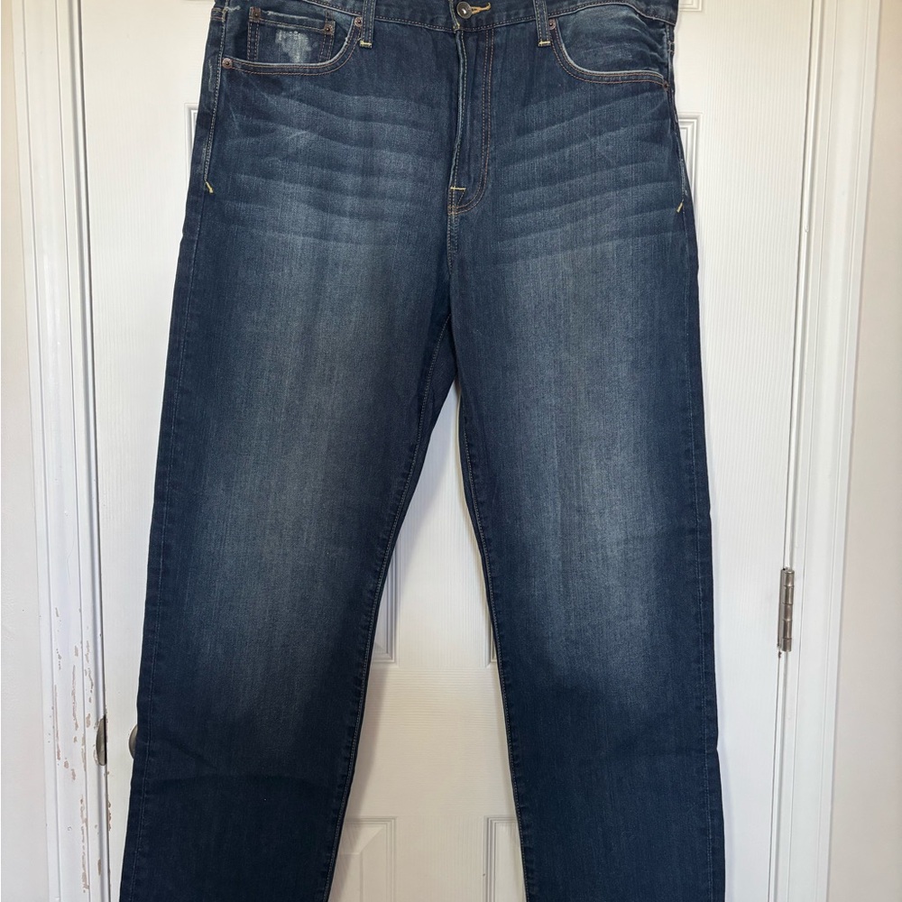 Lucky Brand Men's NWOT Dark Blue Relaxed Jeans 36x30